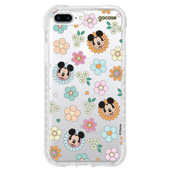 Capinha para celular  Mickey Floral 70s