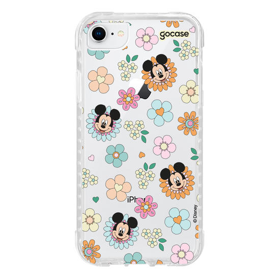 Capinha para celular  Mickey Floral 70s