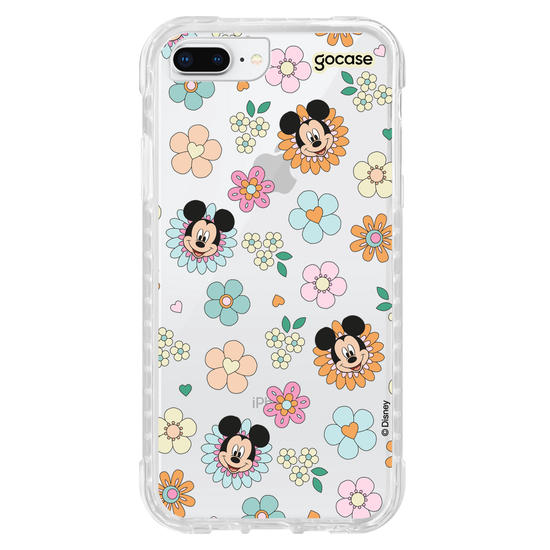 Capinha para celular  Mickey Floral 70s