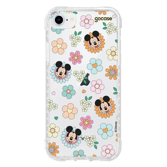 Capinha para celular  Mickey Floral 70s