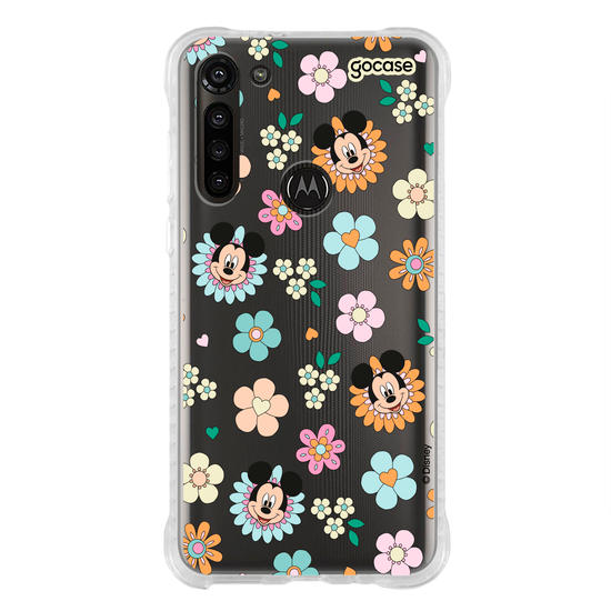 Capinha para celular  Mickey Floral 70s