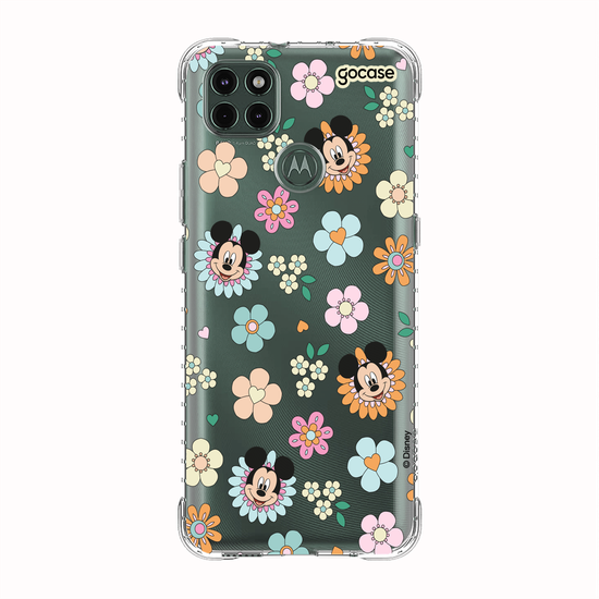 Capinha para celular  Mickey Floral 70s