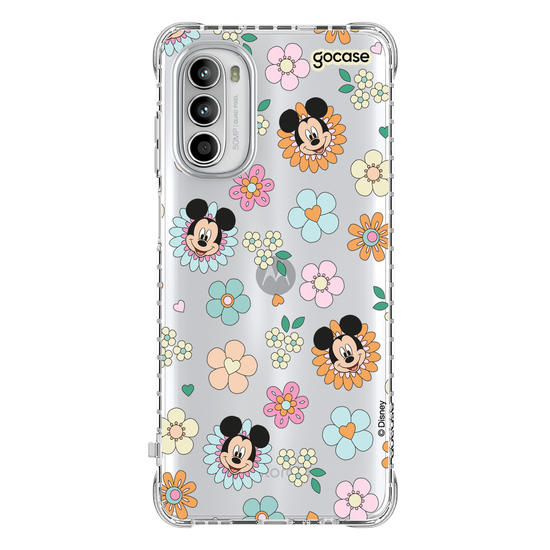 Capinha para celular  Mickey Floral 70s