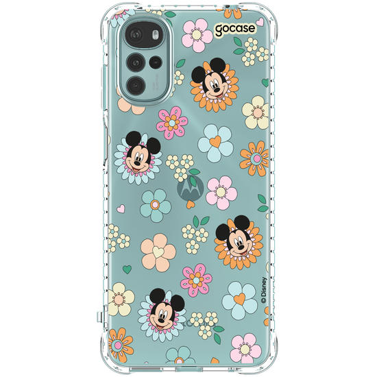 Capinha para celular  Mickey Floral 70s