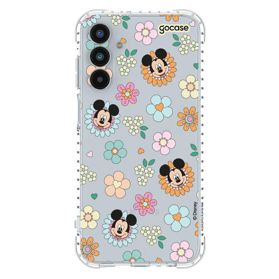 Capinha para celular  Mickey Floral 70s