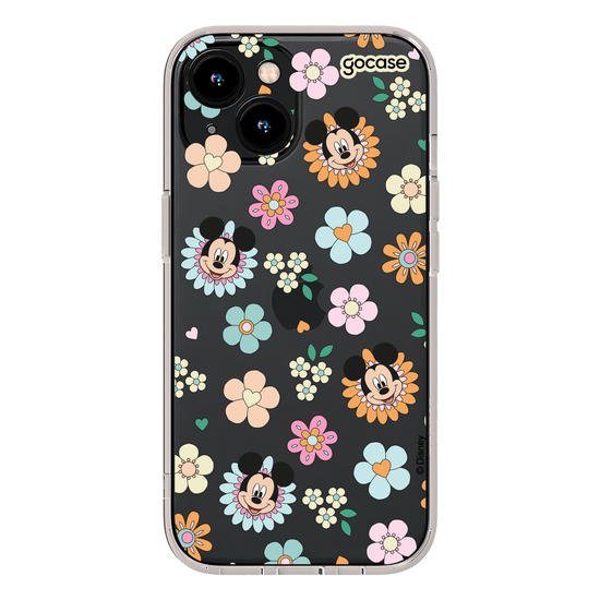 Capinha para celular  Mickey Floral 70s