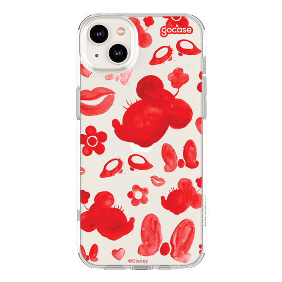 Capinha para celular Mickey & Amigos - Minnie Elementos em Tinta