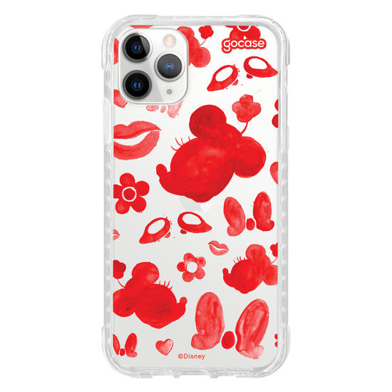 Capinha para celular Mickey & Amigos - Minnie Elementos em Tinta