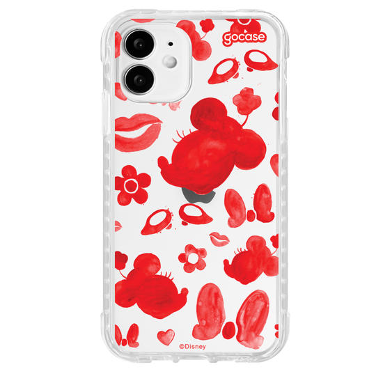 Capinha para celular Mickey & Amigos - Minnie Elementos em Tinta