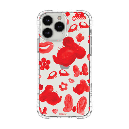 Capinha para celular Mickey & Amigos - Minnie Elementos em Tinta