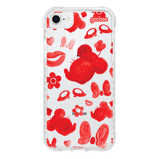 Capinha para celular Mickey & Amigos - Minnie Elementos em Tinta