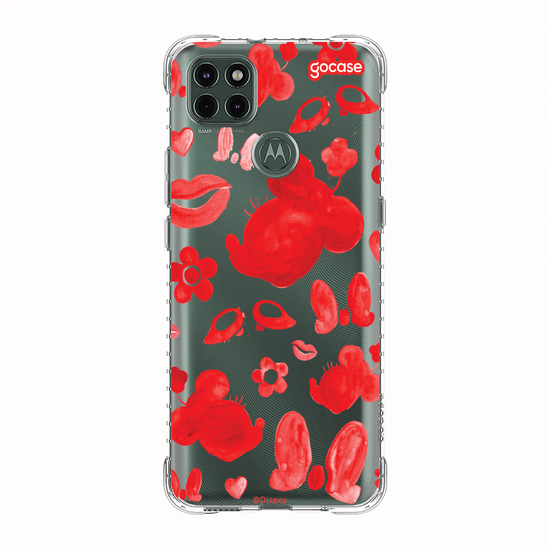 Capinha para celular Mickey & Amigos - Minnie Elementos em Tinta