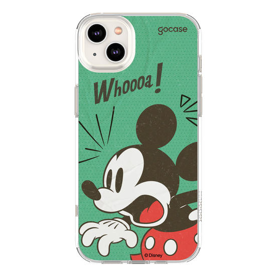 Capinha para celular Mickey & Amigos - Quadrinho Vintage Mickey Assustado