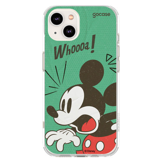 Capinha para celular Mickey & Amigos - Quadrinho Vintage Mickey Assustado