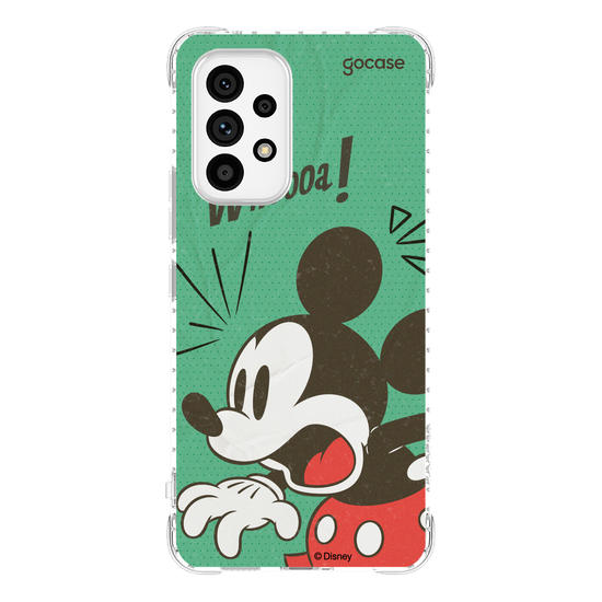 Capinha para celular Mickey & Amigos - Quadrinho Vintage Mickey Assustado