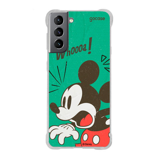 Capinha para celular Mickey & Amigos - Quadrinho Vintage Mickey Assustado