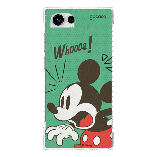 Capinha para celular Mickey & Amigos - Quadrinho Vintage Mickey Assustado