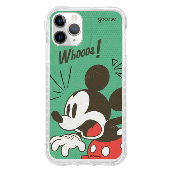 Capinha para celular Mickey & Amigos - Quadrinho Vintage Mickey Assustado