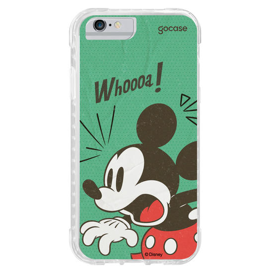 Capinha para celular Mickey & Amigos - Quadrinho Vintage Mickey Assustado
