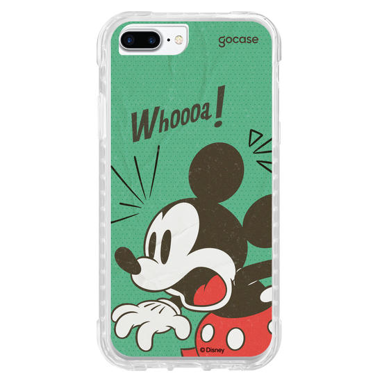 Capinha para celular Mickey & Amigos - Quadrinho Vintage Mickey Assustado