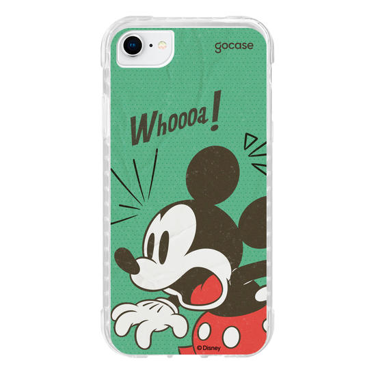 Capinha para celular Mickey & Amigos - Quadrinho Vintage Mickey Assustado