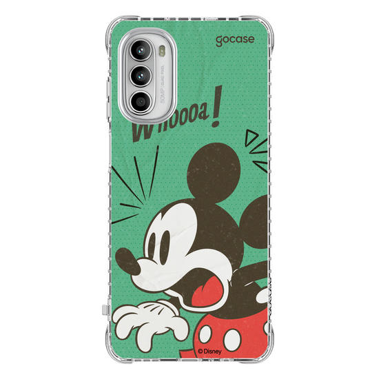 Capinha para celular Mickey & Amigos - Quadrinho Vintage Mickey Assustado