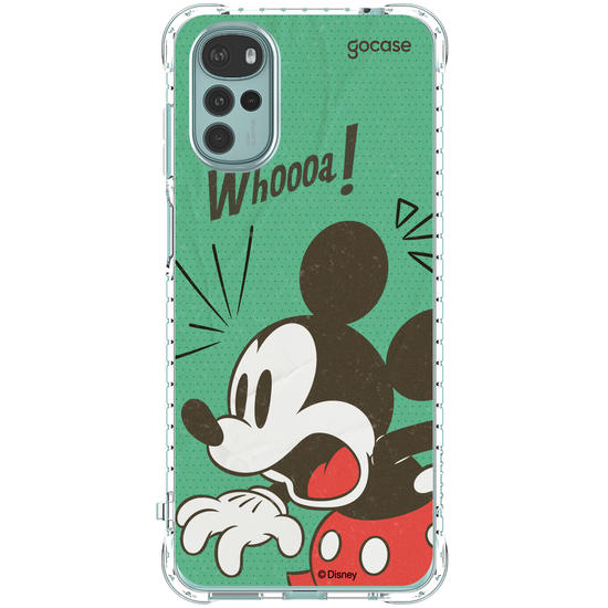 Capinha para celular Mickey & Amigos - Quadrinho Vintage Mickey Assustado