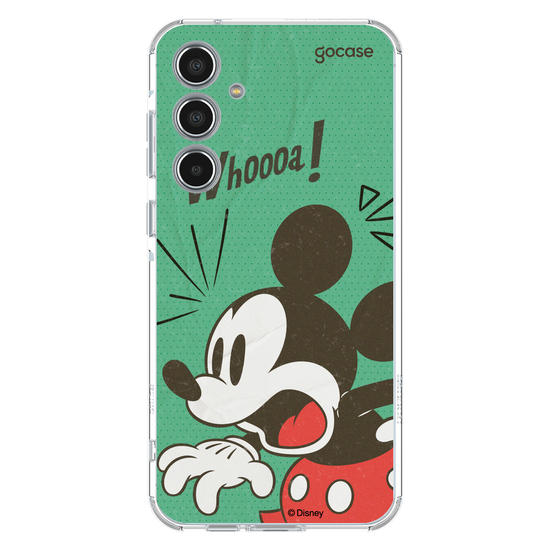 Capinha para celular Mickey & Amigos - Quadrinho Vintage Mickey Assustado