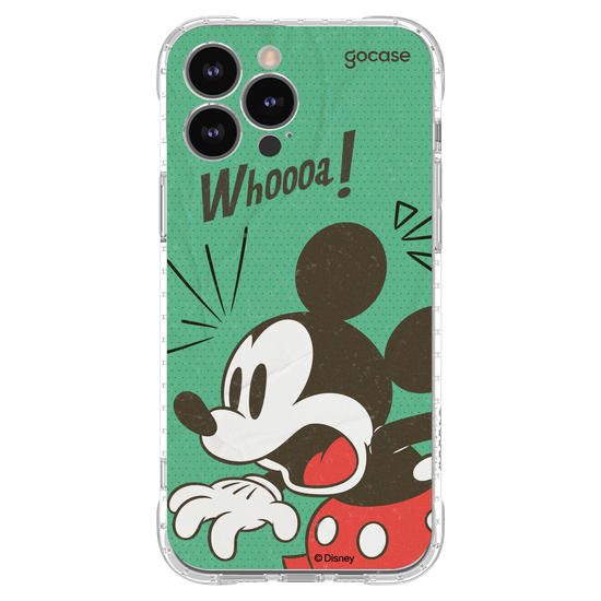 Capinha para celular Mickey & Amigos - Quadrinho Vintage Mickey Assustado