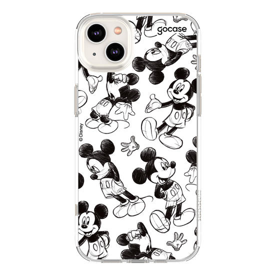 Capinha para celular  Mickey & Amigos - Mickey Rabisco Pattern