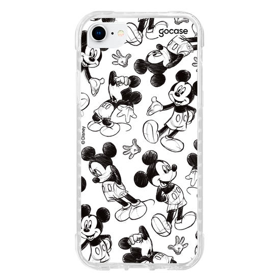 Capinha para celular  Mickey & Amigos - Mickey Rabisco Pattern