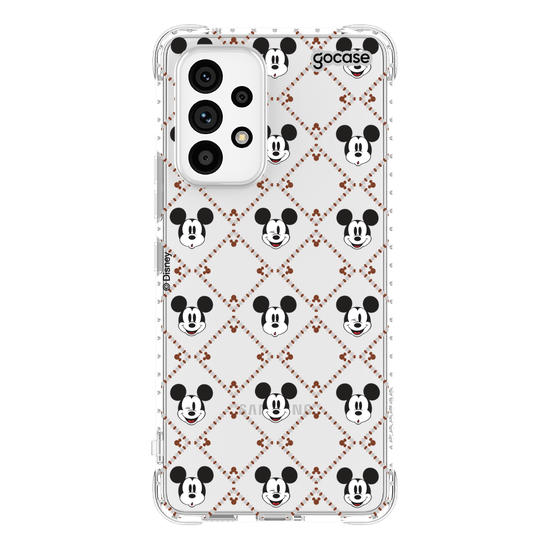 Capinha para celular  Mickey - Padrão Xadrez com Iniciais