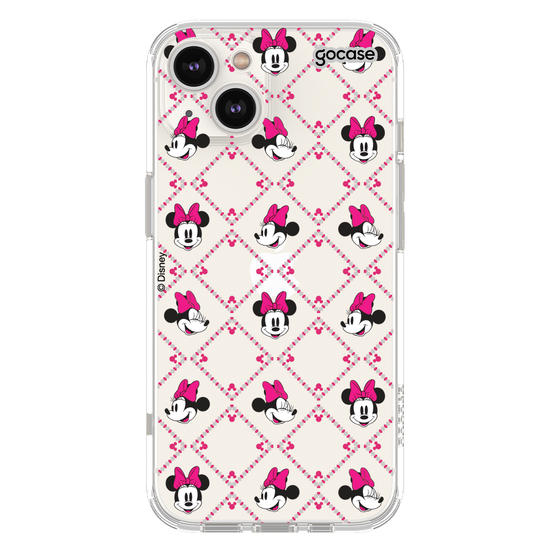  Minnie - Padrão Xadrez com Iniciais