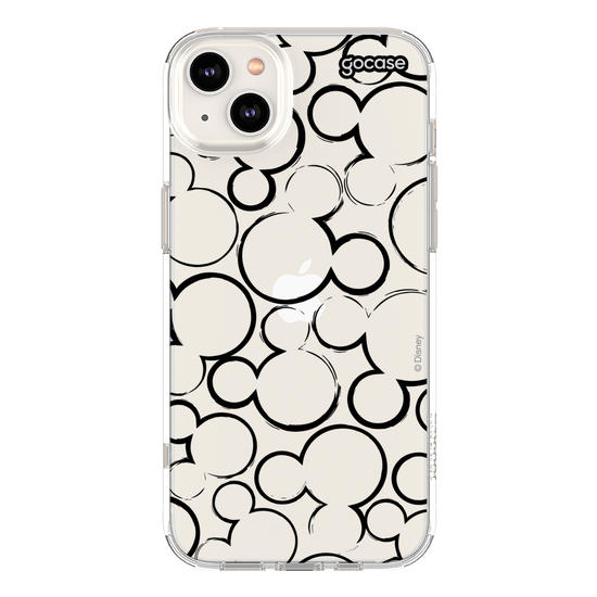 Capinha para celular  Mickey - Pattern de Orelhas Rabiscadas