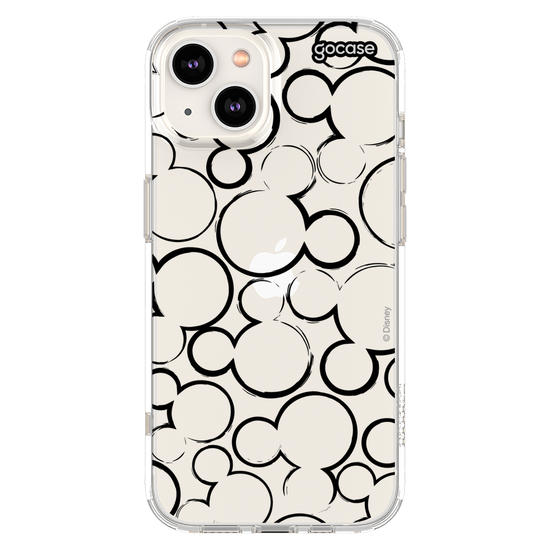 Capinha para celular  Mickey - Pattern de Orelhas Rabiscadas