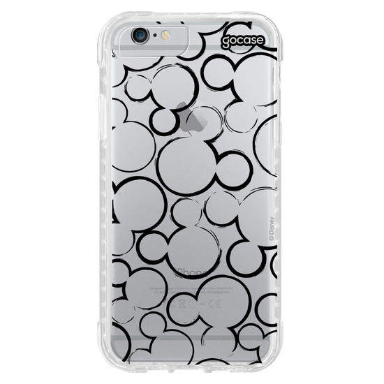 Capinha para celular  Mickey - Pattern de Orelhas Rabiscadas