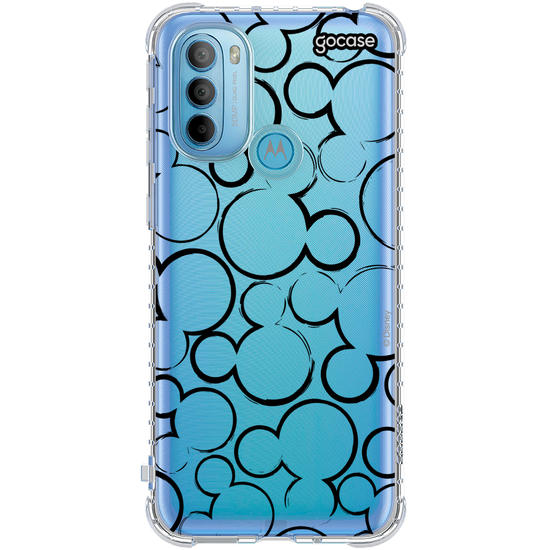 Capinha para celular  Mickey - Pattern de Orelhas Rabiscadas