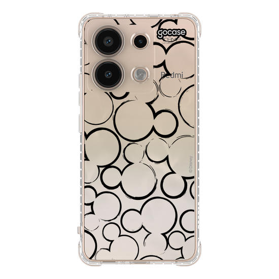 Capinha para celular  Mickey - Pattern de Orelhas Rabiscadas
