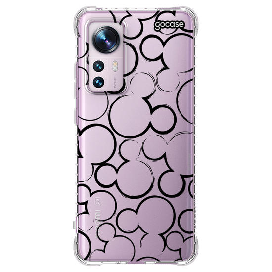 Capinha para celular  Mickey - Pattern de Orelhas Rabiscadas