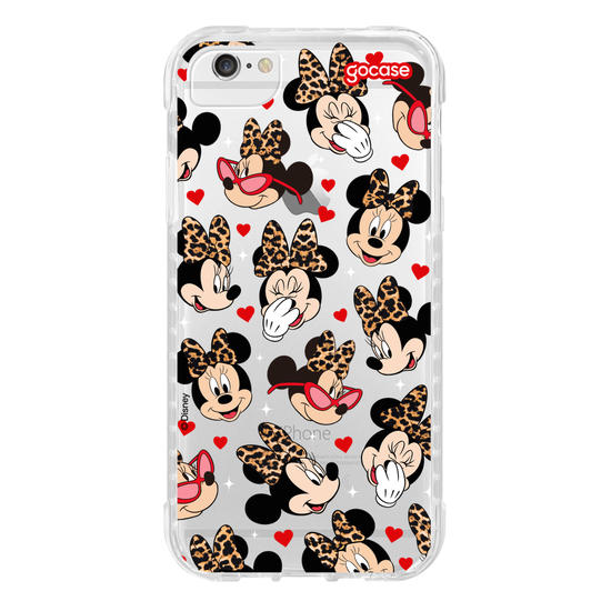 Capinha para celular  Minnie Mouse - Animal Print