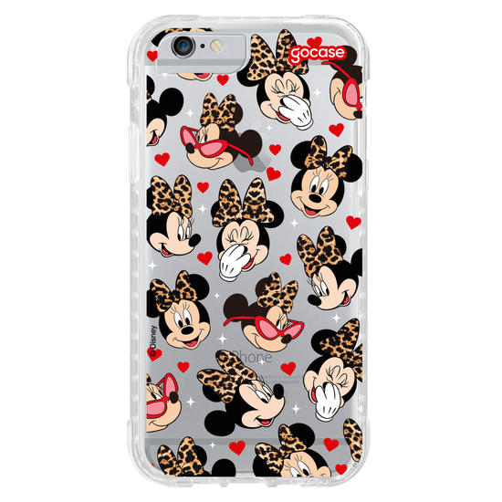 Capinha para celular  Minnie Mouse - Animal Print