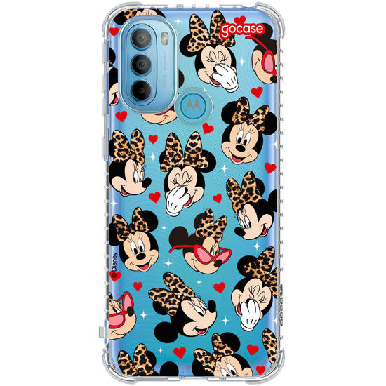 Capinha para celular  Minnie Mouse - Animal Print