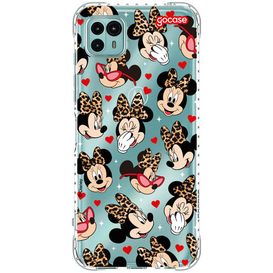 Capinha para celular  Minnie Mouse - Animal Print