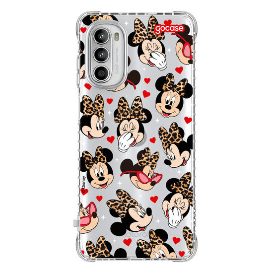 Capinha para celular  Minnie Mouse - Animal Print