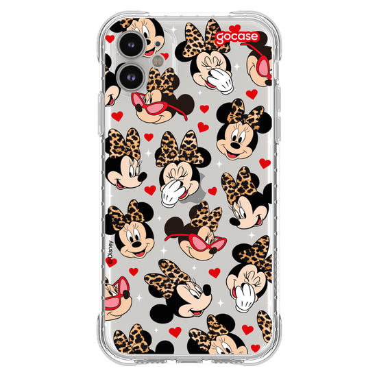 Capinha para celular  Minnie Mouse - Animal Print