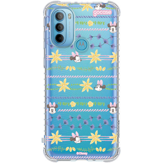 Capinha para celular  Minnie - Primavera e Listras
