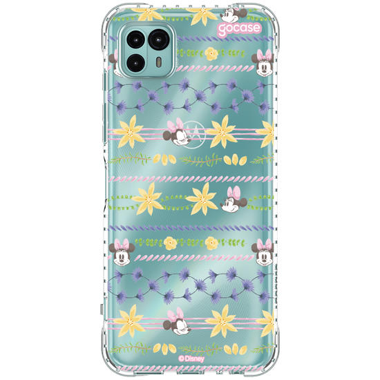 Capinha para celular  Minnie - Primavera e Listras