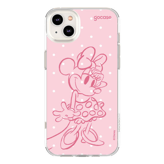 Capinha para celular  Minnie - Pink Poá