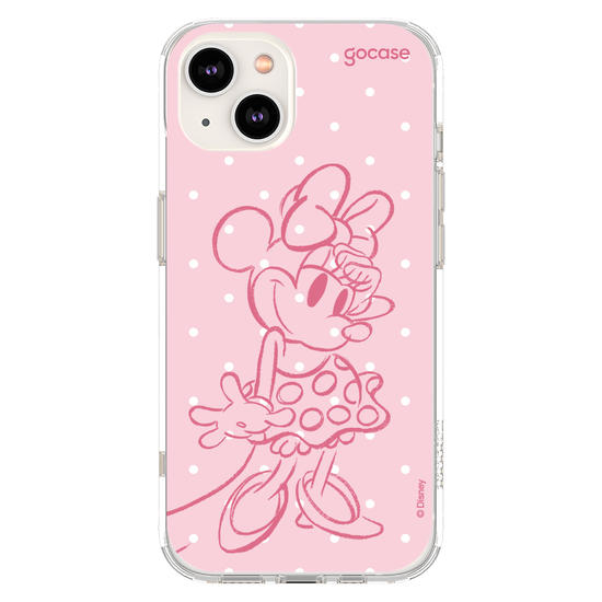 Capinha para celular  Minnie - Pink Poá