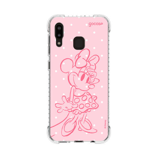 Capinha para celular  Minnie - Pink Poá